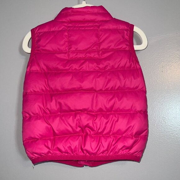 Hanna Andersson Girl's Pink Puffer Vest Size 70cm/6-12 Months - Picture 4 of 4